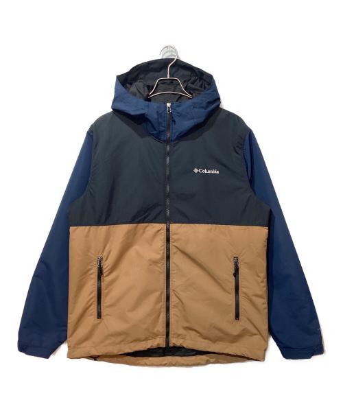 Columbia（コロンビア）Columbia (コロンビア) Lake Powell II Jacket ベージュ×ネイビー サイズ:Lの古着・服飾アイテム