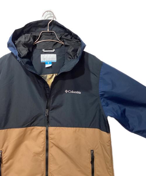 Columbia（コロンビア）Columbia (コロンビア) Lake Powell II Jacket ベージュ×ネイビー サイズ:Lの古着・服飾アイテム