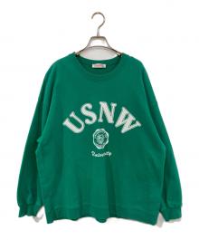 Spick and Span（スピック＆スパン）の古着「カレッジスウェット」｜グリーン