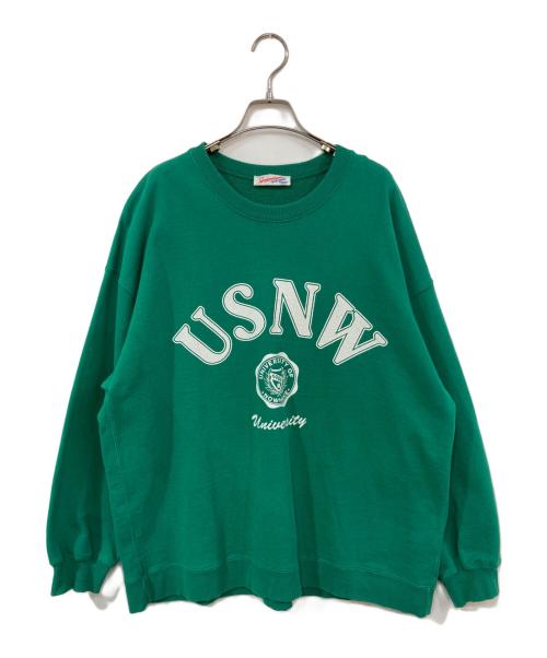 Spick and Span（スピック＆スパン）Spick and Span (スピックアンドスパン) カレッジスウェット グリーン サイズ:Fの古着・服飾アイテム