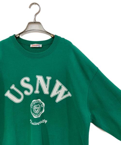 Spick and Span（スピック＆スパン）Spick and Span (スピックアンドスパン) カレッジスウェット グリーン サイズ:Fの古着・服飾アイテム