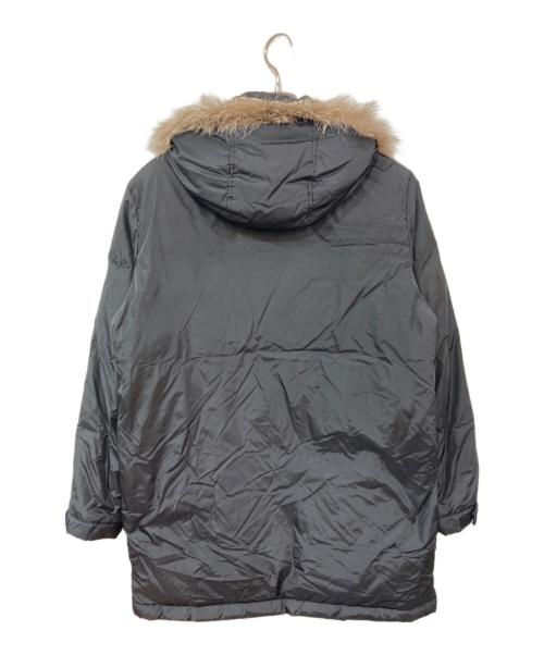 BURBERRY BLACK LABEL（バーバリーブラックレーベル）BURBERRY BLACK LABEL (バーバリーブラックレーベル) フォックスファーフーデッドダウンジャケット ブラック サイズ:SIZE Mの古着・服飾アイテム