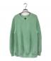 BATONER（バトナ―）の古着「COTTON SIGNATURE CREW NECK」｜グリーン