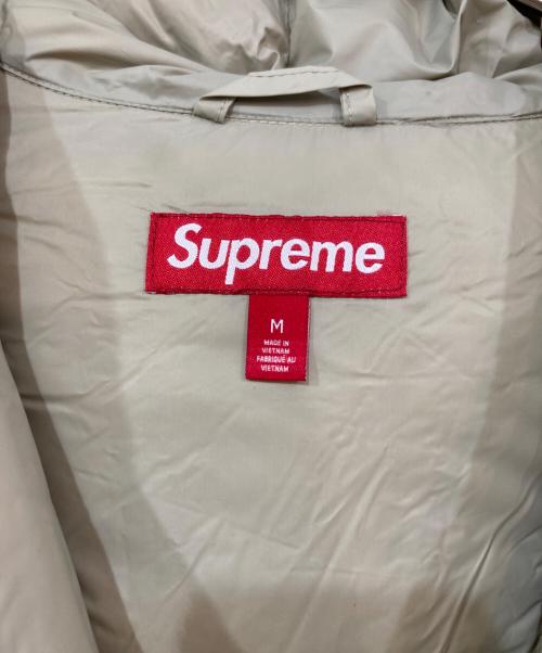 SUPREME（シュプリーム）SUPREME (シュプリーム) Micro Down Half Zip Hooded Pullover/マイクロダウンハーフジップフーデッドプルオーバー ベージュ サイズ:SIZE Mの古着・服飾アイテム