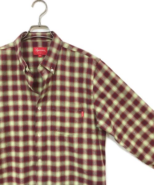SUPREME（シュプリーム）Supreme (シュプリーム) Mini Shadow Plaid Shirt ボルドー サイズ:Mの古着・服飾アイテム