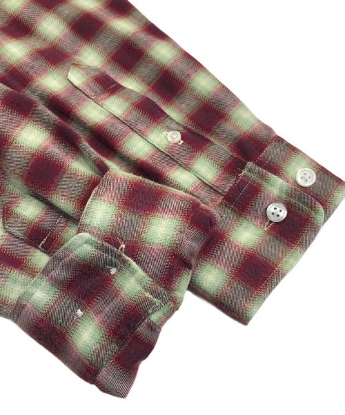 SUPREME（シュプリーム）Supreme (シュプリーム) Mini Shadow Plaid Shirt ボルドー サイズ:Mの古着・服飾アイテム