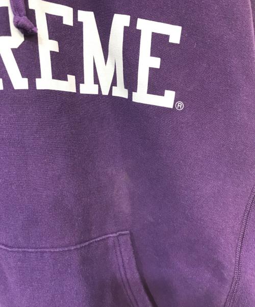 SUPREME（シュプリーム）SUPREME (シュプリーム) Varsity Hooded Sweatshirt パープル サイズ:Sの古着・服飾アイテム