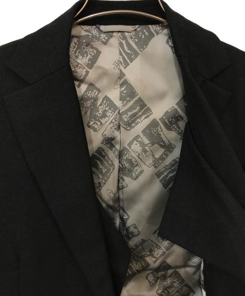 Vivienne Westwood（ヴィヴィアンウエストウッド）Vivienne Westwood (ヴィヴィアンウエストウッド) 変形テーラードジャケット ブラック サイズ:46の古着・服飾アイテム