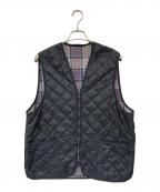 Barbourバブアー）の古着「キルティングベスト」｜ブラック