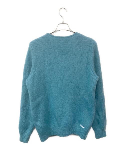 uniform experiment（ユニフォームエクスペリメント）uniform experiment (ユニフォームエクスペリメント) シャギーカーディガン スカイブルー サイズ:不明の古着・服飾アイテム