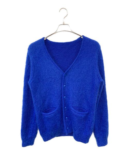 uniform experiment（ユニフォームエクスペリメント）uniform experiment (ユニフォームエクスペリメント) モヘアカーディガン ブルー サイズ:不明の古着・服飾アイテム
