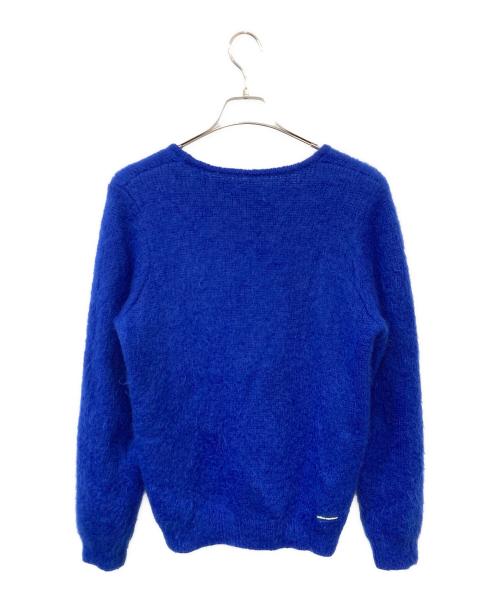 uniform experiment（ユニフォームエクスペリメント）uniform experiment (ユニフォームエクスペリメント) モヘアカーディガン ブルー サイズ:不明の古着・服飾アイテム