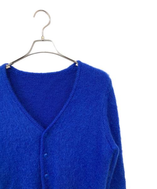 uniform experiment（ユニフォームエクスペリメント）uniform experiment (ユニフォームエクスペリメント) モヘアカーディガン ブルー サイズ:不明の古着・服飾アイテム