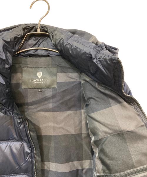 BLACK LABEL CRESTBRIDGE（ブラックレーベル クレストブリッジ）BLACK LABEL CRESTBRIDGE (ブラックレーベル クレストブリッジ) ダウンジャケット ネイビー サイズ:SIZE Lの古着・服飾アイテム