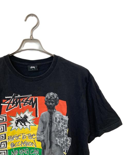 stussy（ステューシー）stussy (ステューシー) ラスタTee ブラック サイズ:Lの古着・服飾アイテム
