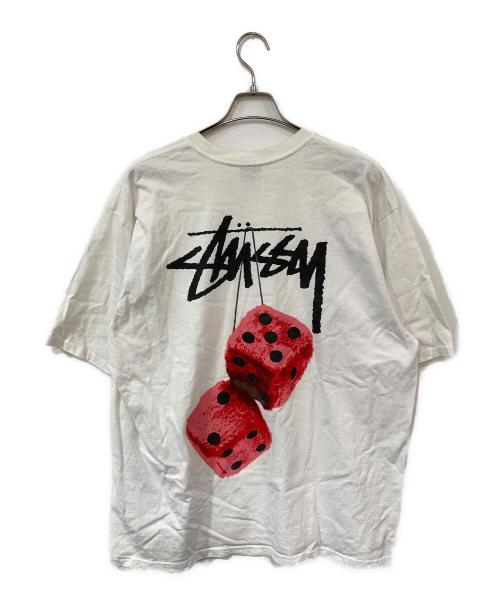 stussy（ステューシー）stussy (ステューシー) ダイスTee ホワイト サイズ:XLの古着・服飾アイテム