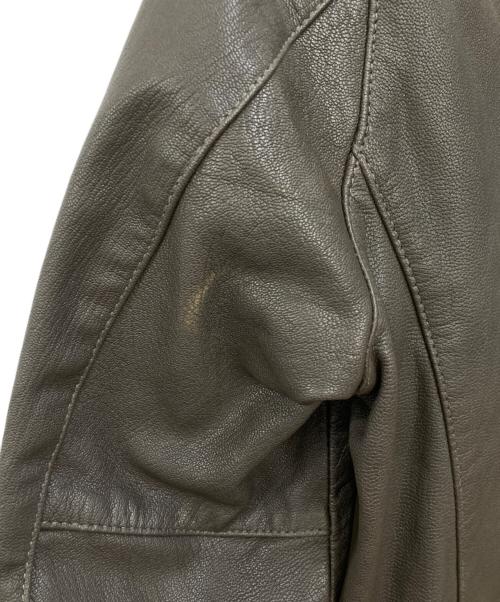 JOURNAL STANDARD relume（ジャーナルスタンダード レリューム）JOURNAL STANDARD relume (ジャーナルスタンダード レリューム) ゴートレザーシングルライダースジャケット ブラウン サイズ:Sの古着・服飾アイテム