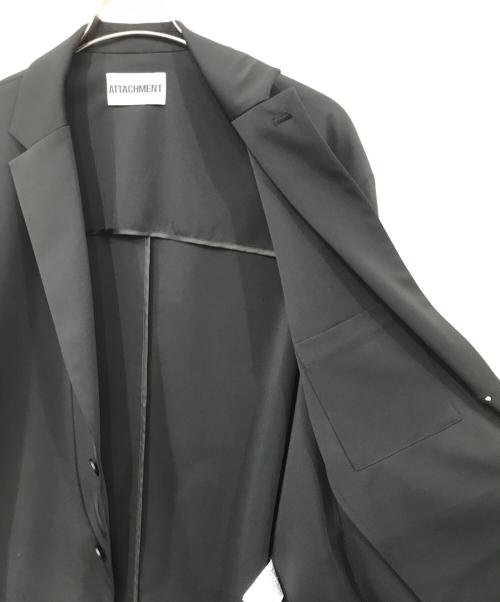 ATTACHMENT（アタッチメント）ATTACHMENT (アタッチメント) DROP SHOULDER 2B JKT/ドロップショルダージャケット ブラック サイズ:SIZE 1の古着・服飾アイテム