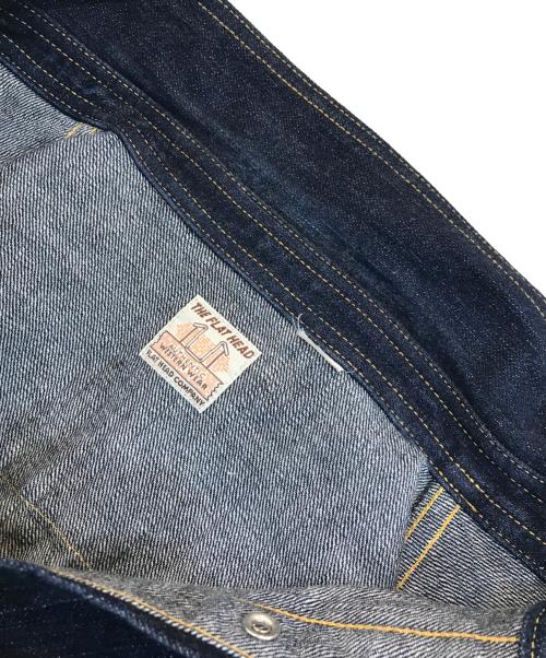 THE FLAT HEAD（ザ・フラットヘッド）THE FLAT HEAD (ザ・フラットヘッド) デニムウエスタンシャツ インディゴ サイズ:38の古着・服飾アイテム