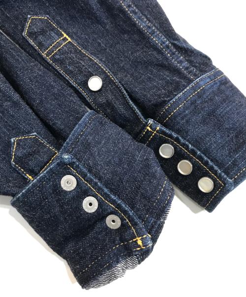 THE FLAT HEAD（ザ・フラットヘッド）THE FLAT HEAD (ザ・フラットヘッド) デニムウエスタンシャツ インディゴ サイズ:38の古着・服飾アイテム