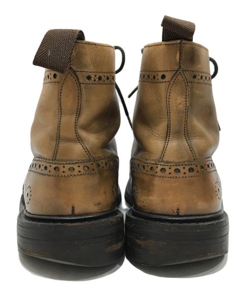 Tricker's（トリッカーズ）Tricker's (トリッカーズ) ウィングチップカントリーブーツ キャメル サイズ:5の古着・服飾アイテム