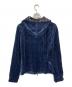 EMPORIO ARMANI (エンポリオアルマーニ) ベロアジップパーカー ブルー サイズ:46：9000円