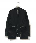 RICK OWENSリックオウエンス）の古着「TECUATL BAUHAUS JACKET/テクアトルバウハウスジャケット」｜ブラック