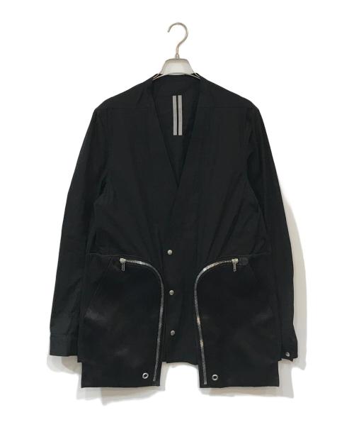 RICK OWENS（リックオウエンス）RICK OWENS (リックオウエンス) TECUATL BAUHAUS JACKET/テクアトルバウハウスジャケット ブラック サイズ:40の古着・服飾アイテム