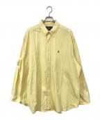 RALPH LAURENラルフローレン）の古着「ボタンダウンシャツ」｜イエロー
