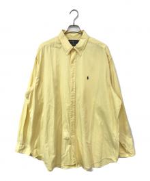 RALPH LAUREN（ラルフローレン）の古着「ボタンダウンシャツ」｜イエロー