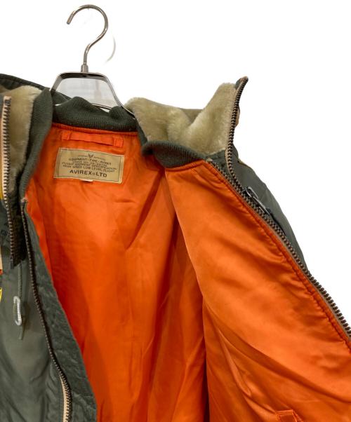 AVIREX（アヴィレックス）AVIREX (アヴィレックス) REMODEL MA-1 JACKET/リモデルMA-1ジャケット オリーブ サイズ:SIZE XLの古着・服飾アイテム