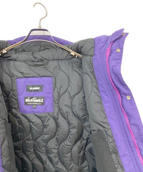 X-LARGE（エクストララージ）X-LARGE (エクストララージ) WILD THINGS (ワイルドシングス) CHAMONIX JACKET/シャモニージャケット パープル サイズ:SIZE Lの古着・服飾アイテム