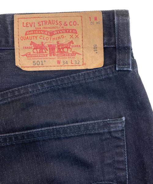 LEVI'S（リーバイス）LEVI'S (リーバイス) 501ブラックデニムパンツ ブラック サイズ:SIZE 34の古着・服飾アイテム