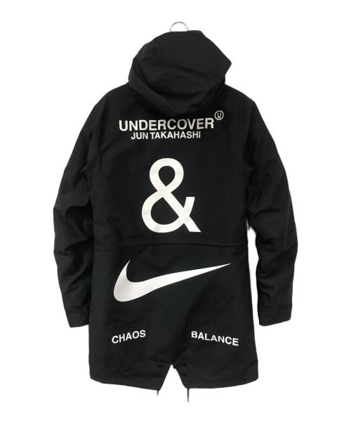 NIKE（ナイキ）NIKE (ナイキ) UNDERCOVER (アンダーカバー) 19AW Fishtail Parka フィッシュテールパーカ ブラック サイズ:XSの古着・服飾アイテム