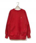 Champion REVERSE WEAVEチャンピオン リバース ウィーブ）の古着「90Sクルーネックスウェット」｜レッド