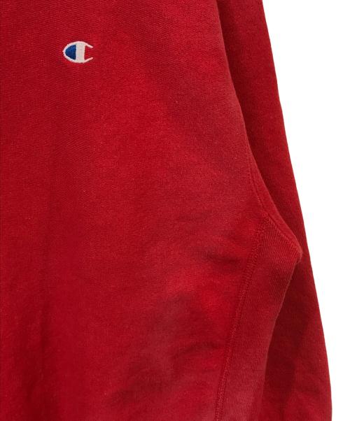 Champion REVERSE WEAVE（チャンピオン リバース ウィーブ）Champion REVERSE WEAVE (チャンピオン リバース ウィーブ) 90Sクルーネックスウェット レッド サイズ:XLの古着・服飾アイテム