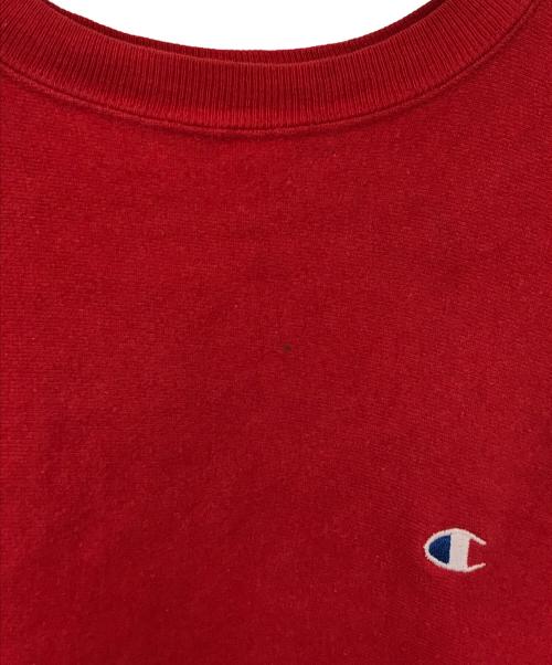 Champion REVERSE WEAVE（チャンピオン リバース ウィーブ）Champion REVERSE WEAVE (チャンピオン リバース ウィーブ) 90Sクルーネックスウェット レッド サイズ:XLの古着・服飾アイテム