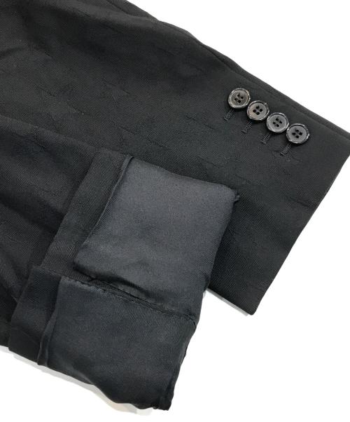 Saint Laurent Paris（サンローランパリ）Saint Laurent Paris (サンローランパリ) スター柄ウールシルクジャケット ブラック サイズ:52の古着・服飾アイテム