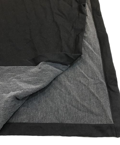 BLACK COMME des GARCONS（ブラックコムデギャルソン）BLACK COMME des GARCONS (ブラック コムデギャルソン) ポリ縮絨フーデッドポンチョ ブラック サイズ:記載なしの古着・服飾アイテム