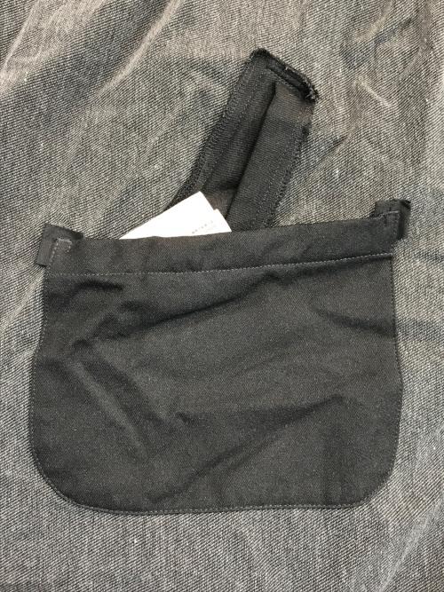 BLACK COMME des GARCONS（ブラックコムデギャルソン）BLACK COMME des GARCONS (ブラック コムデギャルソン) ポリ縮絨フーデッドポンチョ ブラック サイズ:記載なしの古着・服飾アイテム