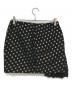 Saint Laurent Paris (サンローランパリ) ドットデザインミニスカートゴールド ブラック サイズ:38：21000円