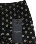 中古・古着 Saint Laurent Paris (サンローランパリ) ドットデザインミニスカートゴールド ブラック サイズ:38：21000円