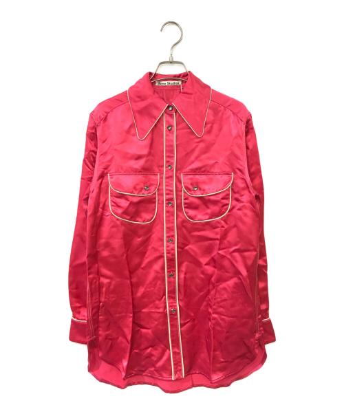 Acne studios（アクネ ストゥディオス）Acne studios (アクネ ストゥディオス) ウエスタンシャツ ピンク サイズ:SIZE 34の古着・服飾アイテム