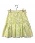 KENZO（ケンゾー）の古着「printed mi skirt/プリンテッドミ二スカート」｜イエロー