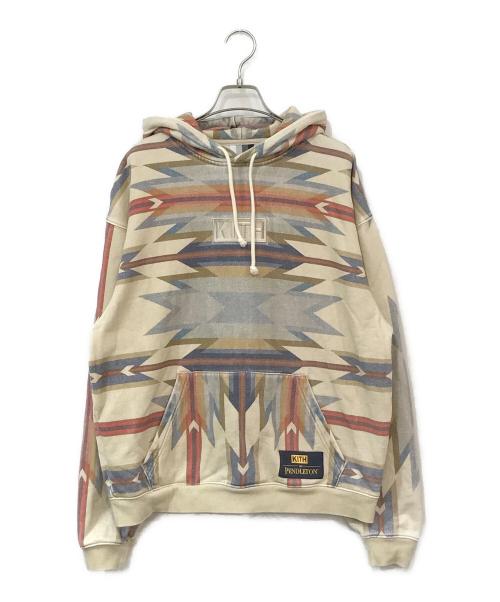 KITH（キス）KITH (キス) PENDLETON (ペンドルトン) ネイティブ柄パーカー ブラウン サイズ:無の古着・服飾アイテム