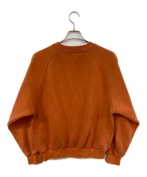 X-LARGE（エクストララージ）X-LARGE (エクストララージ) ワイドラグランクルーネックスウェット ブラウン サイズ:Sの古着・服飾アイテム