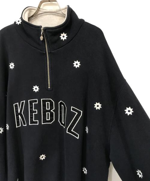 KEBOZ（ケボズ）KEBOZ (ケボズ) nick gear (ニックギア) ハーフジップジャケット ブルー サイズ:SIZE Lの古着・服飾アイテム