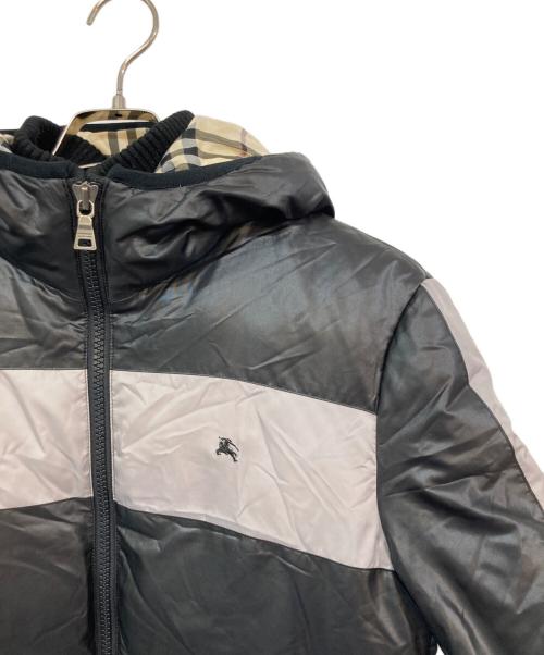 BURBERRY BLACK LABEL（バーバリーブラックレーベル）BURBERRY BLACK LABEL (バーバリーブラックレーベル) 裏ノヴァチェックダウンジャケット ブラック サイズ:SIZE Mの古着・服飾アイテム