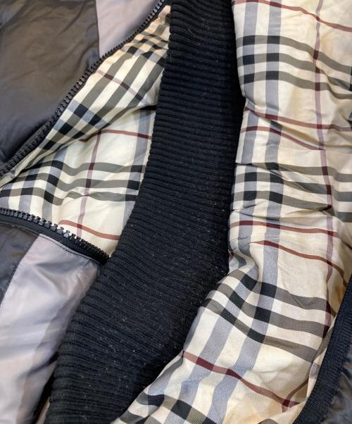 BURBERRY BLACK LABEL（バーバリーブラックレーベル）BURBERRY BLACK LABEL (バーバリーブラックレーベル) 裏ノヴァチェックダウンジャケット ブラック サイズ:SIZE Mの古着・服飾アイテム