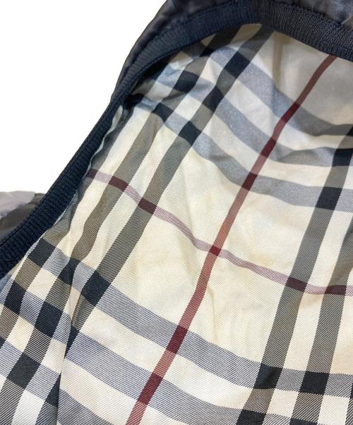 BURBERRY BLACK LABEL（バーバリーブラックレーベル）BURBERRY BLACK LABEL (バーバリーブラックレーベル) 裏ノヴァチェックダウンジャケット ブラック サイズ:SIZE Mの古着・服飾アイテム